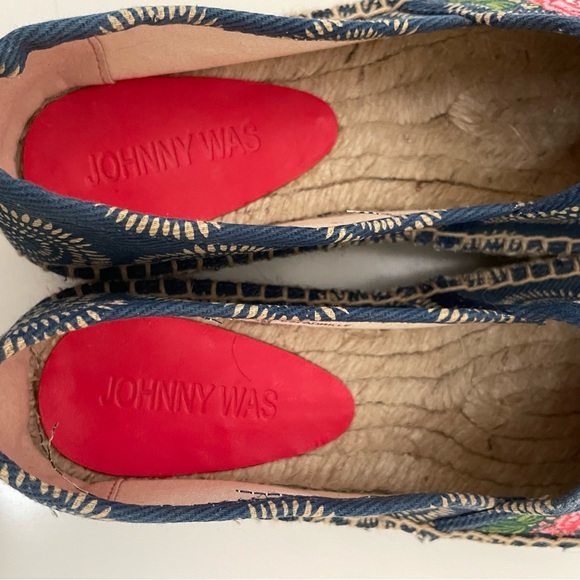 Johnny Was New Anemone Espadrille Slip Ons - Picture 10 of 12